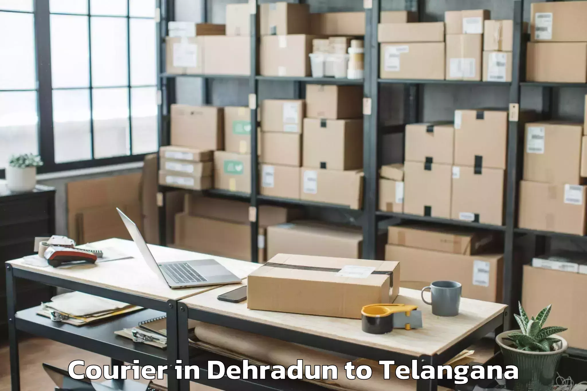 Trusted Dehradun to Satavahana University Karimnag Courier